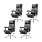Contemporary Office Chair Tilt Mechanism Footrest Pillow Included Executive Chair Black 4 Piece Set Clearhalo 'furn' 'furn_office_chair' 'Furniture' 'Office Chairs' 'Office Furniture' 'office_chair' 5965334