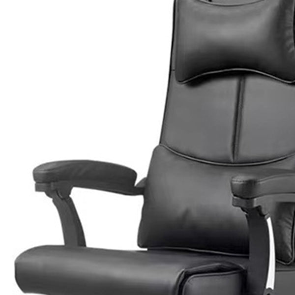 Contemporary Office Chair Tilt Mechanism Footrest Pillow Included Executive Chair Clearhalo 'furn' 'furn_office_chair' 'Furniture' 'Office Chairs' 'Office Furniture' 'office_chair' 5965343