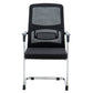 Silla de escritorio tapizada AirGrid, transpirable, negra, contemporánea, de 23" de ancho