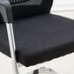 Silla de escritorio tapizada AirGrid, transpirable, negra, contemporánea, de 23" de ancho