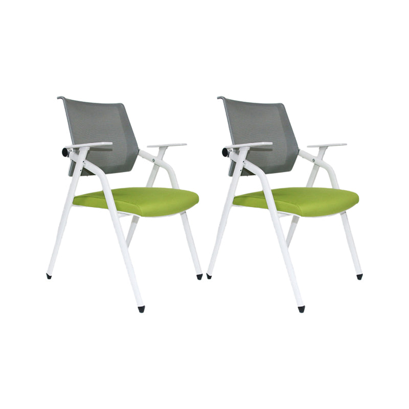 Contemporary Conference Chair with Breathable AirGrid Back Office Chair Without Writing Pad 2 Piece Set Casters Not Included Clearhalo 'furn' 'furn_office_chair' 'Furniture' 'Office Chairs' 'Office Furniture' 'office_chair' 5965406