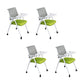 Contemporary Conference Chair with Breathable AirGrid Back Office Chair With Writing Pad 4 Piece Set Casters Included Clearhalo 'furn' 'furn_office_chair' 'Furniture' 'Office Chairs' 'Office Furniture' 'office_chair' 5965417