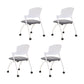 21.5" Wide Contemporary Desk Chair Slide Low Back Office Chair