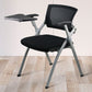 Modern Low Back Office Chair Gray Frame with Breathable AirGrid Conference Chair With Writing Pad 1 Piece Clearhalo 'furn' 'furn_office_chair' 'Furniture' 'Office Chairs' 'Office Furniture' 'office_chair' 5965444
