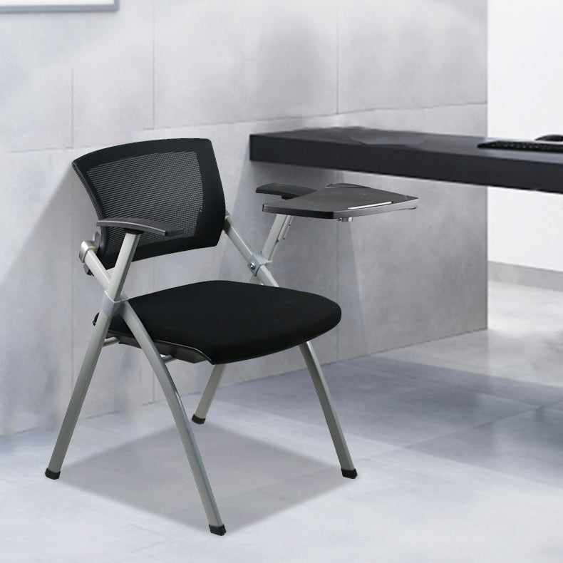 Modern Low Back Office Chair Gray Frame with Breathable AirGrid Conference Chair Clearhalo 'furn' 'furn_office_chair' 'Furniture' 'Office Chairs' 'Office Furniture' 'office_chair' 5965446