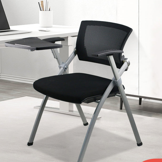 Modern Low Back Office Chair Gray Frame with Breathable AirGrid Conference Chair Clearhalo 'furn' 'furn_office_chair' 'Furniture' 'Office Chairs' 'Office Furniture' 'office_chair' 5965449