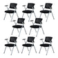 Modern Low Back Office Chair Gray Frame with Breathable AirGrid Conference Chair Without Writing Pad 8 Piece Set Clearhalo 'furn' 'furn_office_chair' 'Furniture' 'Office Chairs' 'Office Furniture' 'office_chair' 5965452