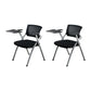 Modern Low Back Office Chair Gray Frame with Breathable AirGrid Conference Chair With Writing Pad 2 Piece Set Clearhalo 'furn' 'furn_office_chair' 'Furniture' 'Office Chairs' 'Office Furniture' 'office_chair' 5965454