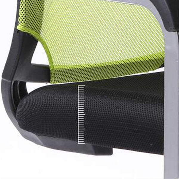 21"W Contemporary Arm Chair Black Breathable AirGrid Upholstered Desk Chair Clearhalo 'furn' 'furn_office_chair' 'Furniture' 'Office Chairs' 'Office Furniture' 'office_chair' 5965514