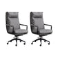 Modern Desk Chair Leather Computer Chair High-Back/Mid-Back Chair Grey 2 Piece Set High-Back (Over 22 in.) Clearhalo 'furn' 'furn_office_chair' 'Furniture' 'Office Chairs' 'Office Furniture' 'office_chair' 5965548
