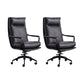 Modern Desk Chair Leather Computer Chair High-Back/Mid-Back Chair Black 2 Piece Set High-Back (Over 22 in.) Clearhalo 'furn' 'furn_office_chair' 'Furniture' 'Office Chairs' 'Office Furniture' 'office_chair' 5965553