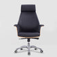 Contemporary Office Chair Adjustable Seat Height Leather Executive Chair Clearhalo 'furn' 'furn_office_chair' 'Furniture' 'Office Chairs' 'Office Furniture' 'office_chair' 5965559