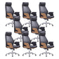 Contemporary Office Chair Adjustable Seat Height Leather Executive Chair Black 8 Piece Set Clearhalo 'furn' 'furn_office_chair' 'Furniture' 'Office Chairs' 'Office Furniture' 'office_chair' 5965566