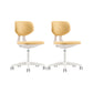 15" brede moderne bureaustoel met schuifbare bureaustoel met lage rugleuning