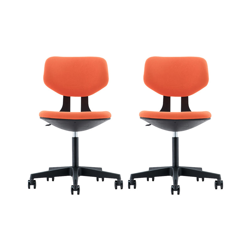 15" brede moderne bureaustoel met schuifbare bureaustoel met lage rugleuning