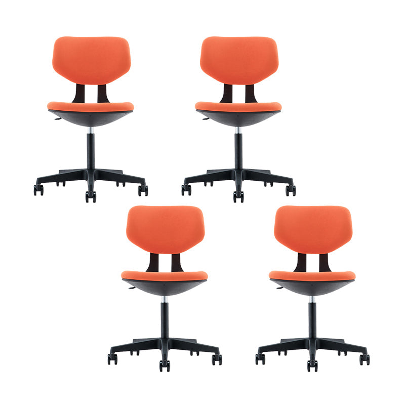 15" brede moderne bureaustoel met schuifbare bureaustoel met lage rugleuning