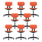 15" brede moderne bureaustoel met schuifbare bureaustoel met lage rugleuning