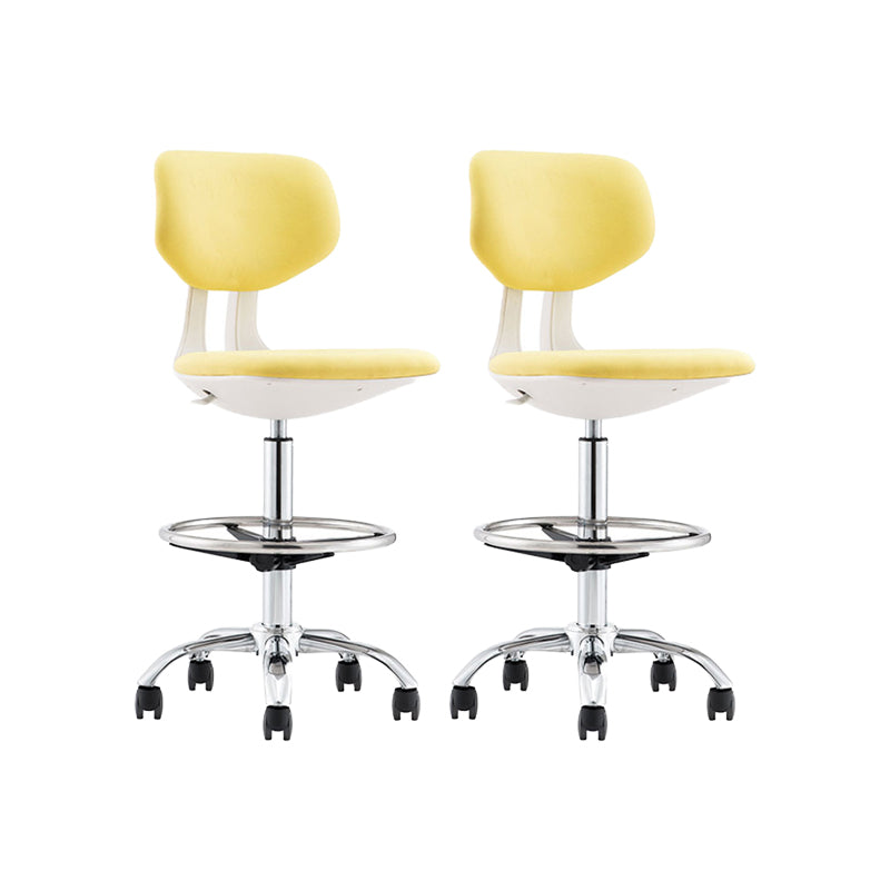 15" brede moderne bureaustoel met schuifbare bureaustoel met lage rugleuning