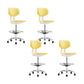 15" brede moderne bureaustoel met schuifbare bureaustoel met lage rugleuning