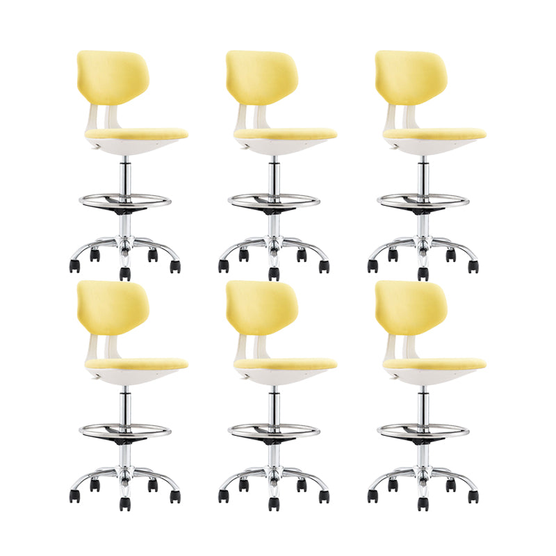 15" brede moderne bureaustoel met schuifbare bureaustoel met lage rugleuning