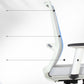 Modern Desk Chair Mesh Computer Chair Mid-Back Chair in Black/Gray/Orange Clearhalo 'furn' 'furn_office_chair' 'Furniture' 'Office Chairs' 'Office Furniture' 'office_chair' 5965617