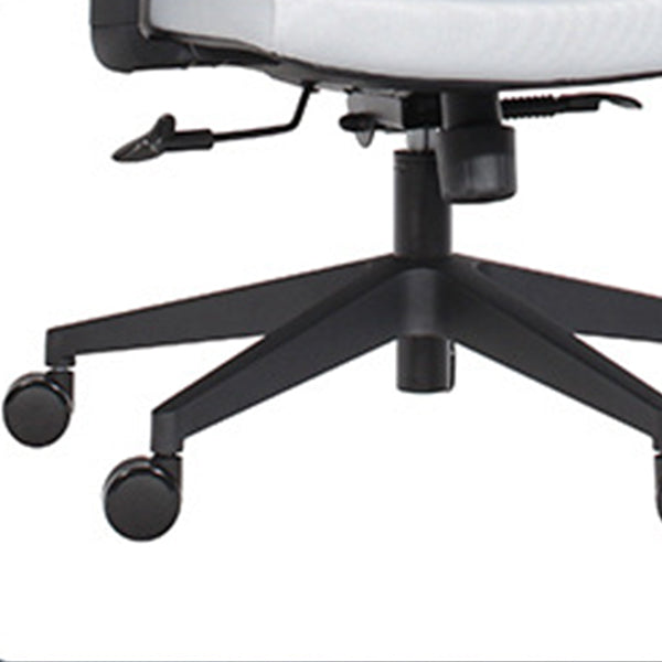 Modern Desk Chair Mesh Computer Chair Mid-Back Chair in Black/Gray/Orange Clearhalo 'furn' 'furn_office_chair' 'Furniture' 'Office Chairs' 'Office Furniture' 'office_chair' 5965620