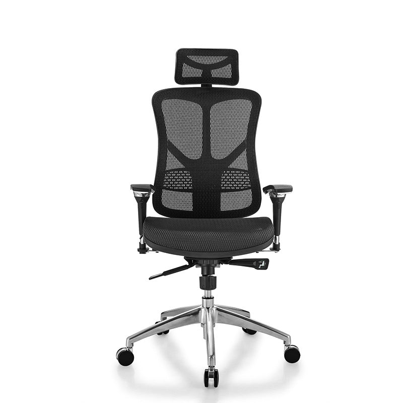 Sedia da scrivania moderna Sedia da computer in rete Sedia con schienale alto in colore nero