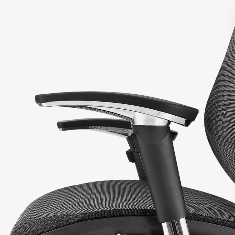 Sedia da scrivania moderna Sedia da computer in rete Sedia con schienale alto in colore nero