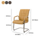 No Distressing Black Arm Chair Faux Leather and Chrome Frame Office Chair Clearhalo 'furn' 'furn_office_chair' 'Furniture' 'Office Chairs' 'Office Furniture' 'office_chair' 5965711
