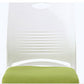 Silla de escritorio contemporánea de 18" de ancho, color blanco, sin ruedas, silla de oficina