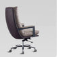 Contemporary Office Chair Adjustable Seat Height Leather Leather Executive Chair Clearhalo 'furn' 'furn_office_chair' 'Furniture' 'Office Chairs' 'Office Furniture' 'office_chair' 5965740
