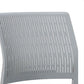 Chaise de bureau moderne, chaise d'ordinateur en plastique, sans accoudoirs, à dossier moyen