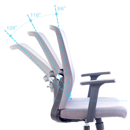 High Back Home Office Stuhl Height-Shortable Swivel Rolling Task Stuhl