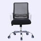 Modern Wheels Arm Chair Microfiber Conference Mid-Back Swivel Chair Clearhalo 'furn' 'furn_office_chair' 'Furniture' 'Office Chairs' 'Office Furniture' 'office_chair' 5965846