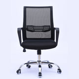 Modern Wheels Arm Chair Microfiber Conference Mid-Back Swivel Chair Clearhalo 'furn' 'furn_office_chair' 'Furniture' 'Office Chairs' 'Office Furniture' 'office_chair' 5965848