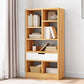 Modern Standard Open Bookshelf Engineered Wood Bookcase with Drawer Storage 19.7"L x 7.9"W x 50.8"H Natural Clearhalo 'Bookcases' 'furn' 'furn_bookcases' 'Furniture' 'Office Furniture' 5965905