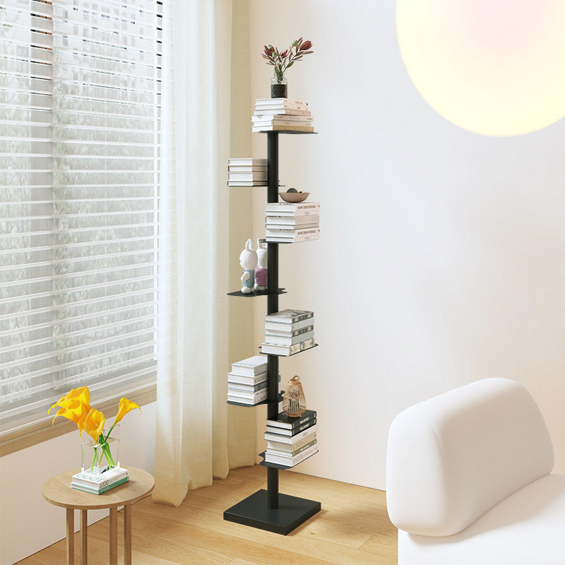 Librería de estilo contemporáneo de estantería de metal para el hogar y la oficina