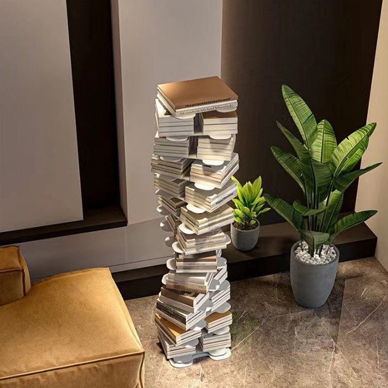 Librería de estilo contemporáneo de estantería de metal para el hogar y la oficina