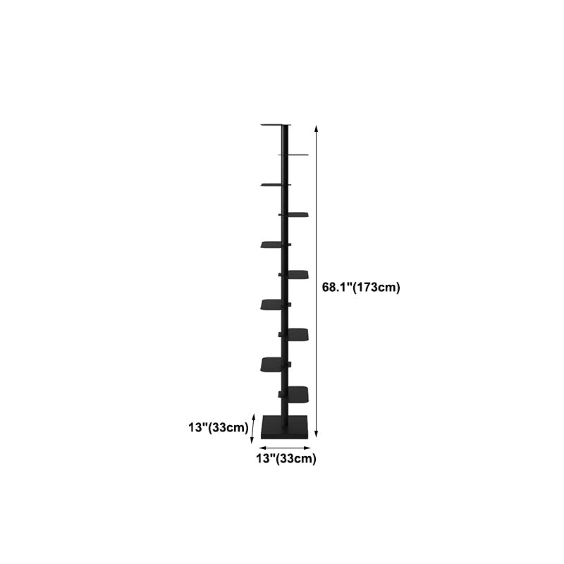 Librería de estilo contemporáneo de estantería de metal para el hogar y la oficina