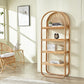 Contemporary Bamboo Bookcase Home Standard Bookshelf in Natural Clearhalo 'Bookcases' 'furn' 'furn_bookcases' 'Furniture' 'Office Furniture' 5965984