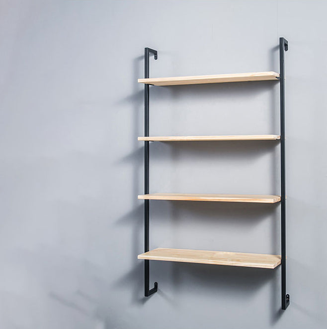 Libreria in metallo galleggiante in metallo galleggiante a muro di lusso leggero