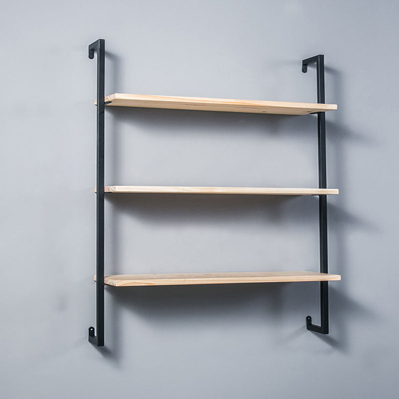 Libreria in metallo galleggiante in metallo galleggiante a muro di lusso leggero