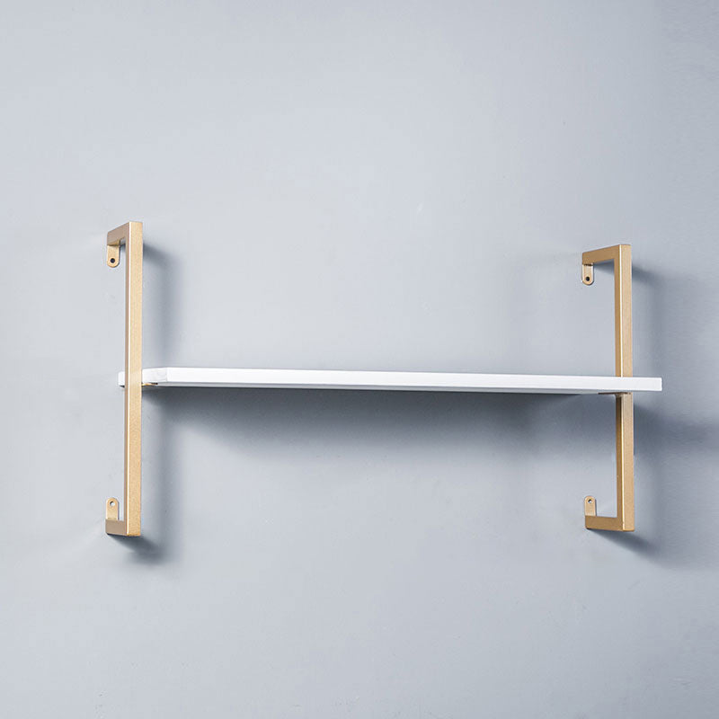 Libreria in metallo galleggiante in metallo galleggiante a muro di lusso leggero