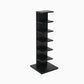 Vertical with Shelves Shelf Bookcase Stackable Engineered Wood Bookcase 13.8" Wide 13.8"L x 13.8"W x 42.5"H Dark Walnut Clearhalo 'Bookcases' 'furn' 'furn_bookcases' 'Furniture' 'Office Furniture' 5966106