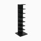 Vertical with Shelves Shelf Bookcase Stackable Engineered Wood Bookcase 13.8" Wide 13.8"L x 13.8"W x 49.5"H Dark Walnut Clearhalo 'Bookcases' 'furn' 'furn_bookcases' 'Furniture' 'Office Furniture' 5966110