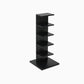 Vertical with Shelves Shelf Bookcase Stackable Engineered Wood Bookcase 13.8" Wide 13.8"L x 13.8"W x 35.6"H Dark Walnut Clearhalo 'Bookcases' 'furn' 'furn_bookcases' 'Furniture' 'Office Furniture' 5966112