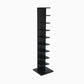 Vertical with Shelves Shelf Bookcase Stackable Engineered Wood Bookcase 13.8" Wide 13.8"L x 13.8"W x 63.4"H Dark Walnut Clearhalo 'Bookcases' 'furn' 'furn_bookcases' 'Furniture' 'Office Furniture' 5966116