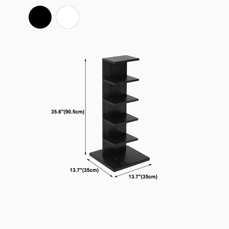 Vertical with Shelves Shelf Bookcase Stackable Engineered Wood Bookcase 13.8" Wide Clearhalo 'Bookcases' 'furn' 'furn_bookcases' 'Furniture' 'Office Furniture' 5966118