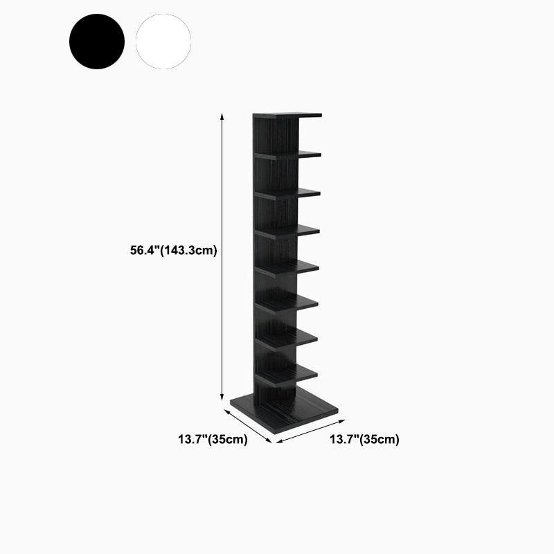 Vertical with Shelves Shelf Bookcase Stackable Engineered Wood Bookcase 13.8" Wide Clearhalo 'Bookcases' 'furn' 'furn_bookcases' 'Furniture' 'Office Furniture' 5966121