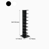 Vertical with Shelves Shelf Bookcase Stackable Engineered Wood Bookcase 13.8" Wide Clearhalo 'Bookcases' 'furn' 'furn_bookcases' 'Furniture' 'Office Furniture' 5966121